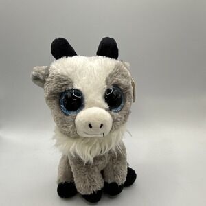 Ty Beanie Boos Gabby Billy Goat 6" Plush Beanie Babies Rare 2017